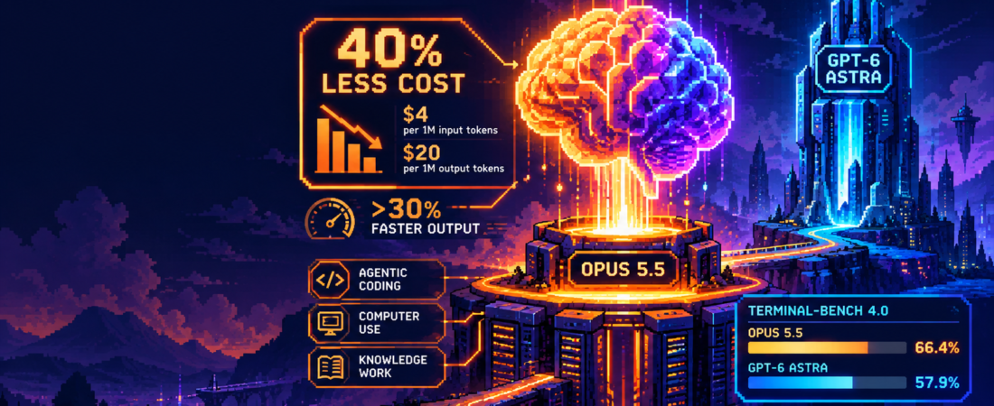 Claude Opus 5.5: Anthropic’s New Flagship Cuts Costs by 40% and Outpaces GPT-6 Astra